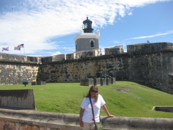  Paseando por El Castillo de San Felipe del Morro.