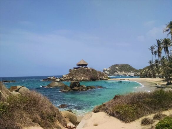 En el Parque Tayrona, en Santa Marta, Colombia.