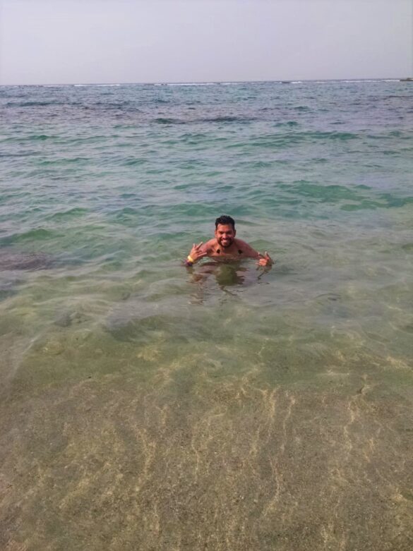 En la Piscina, una de las playas del Tayrona.
