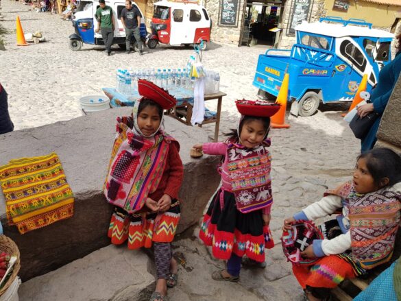 Traje típico de los Andes Peruanos.
