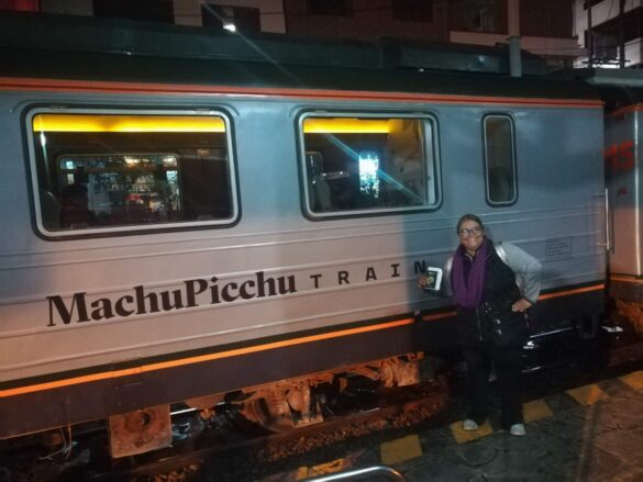 Tren hacia Machu Picchu.
