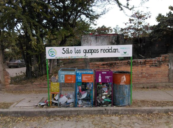 Una buena iniciativa de reciclaje en Punta de Mita, Nayarit.